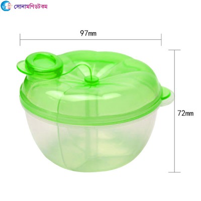 3-Layer milk -Water box / Mam Pot portable-Green