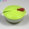 Baby feeding Bowl With Lid & Spoon-Green | Bowls & Spoon | Feeding Item at Sonamoni.com