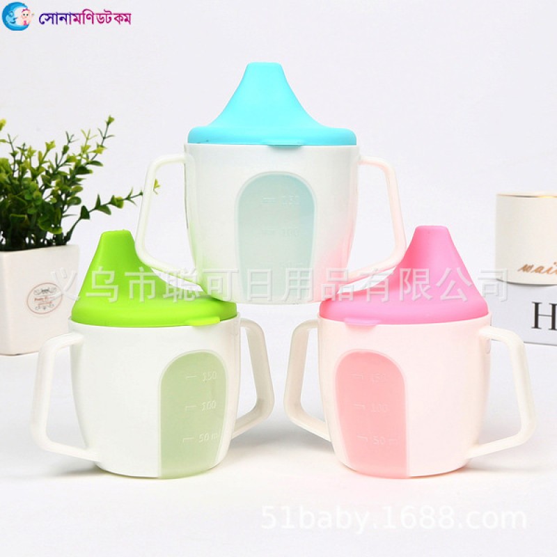 Water Cup-Mum Bottle- With Handle-Green | Water Cup & Mam Glass | Feeding Item at Sonamoni.com