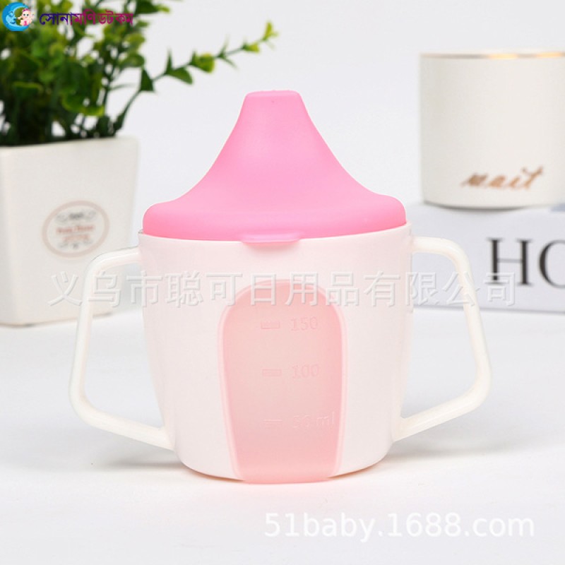 Water Cup-Mum Bottle- With Handle-Pink