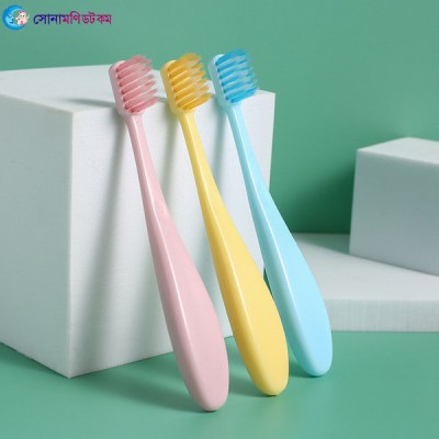 Soft Fur Candy Color Baby Tooth-Brush (3 pcs)