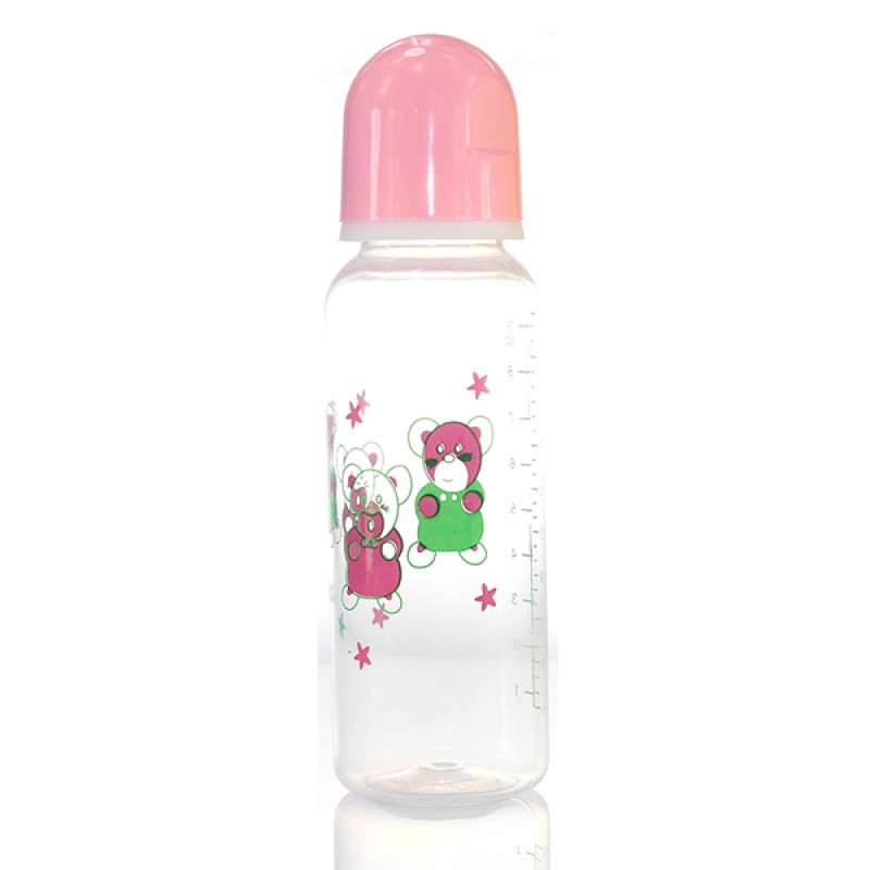 Baby feeding bottle 250 ml - Pink