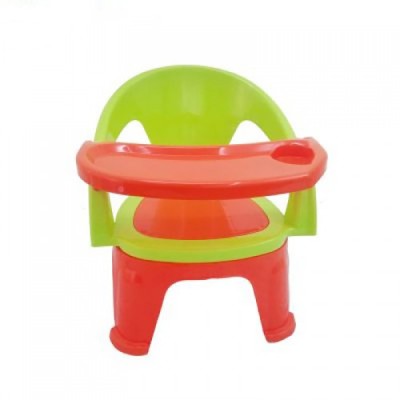 Baby Feeding Chair - Orange & Green