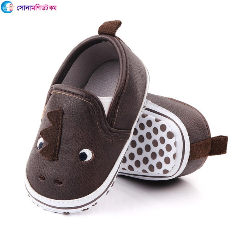 Shoes soft sole baby shoes leisure footwear-Brown