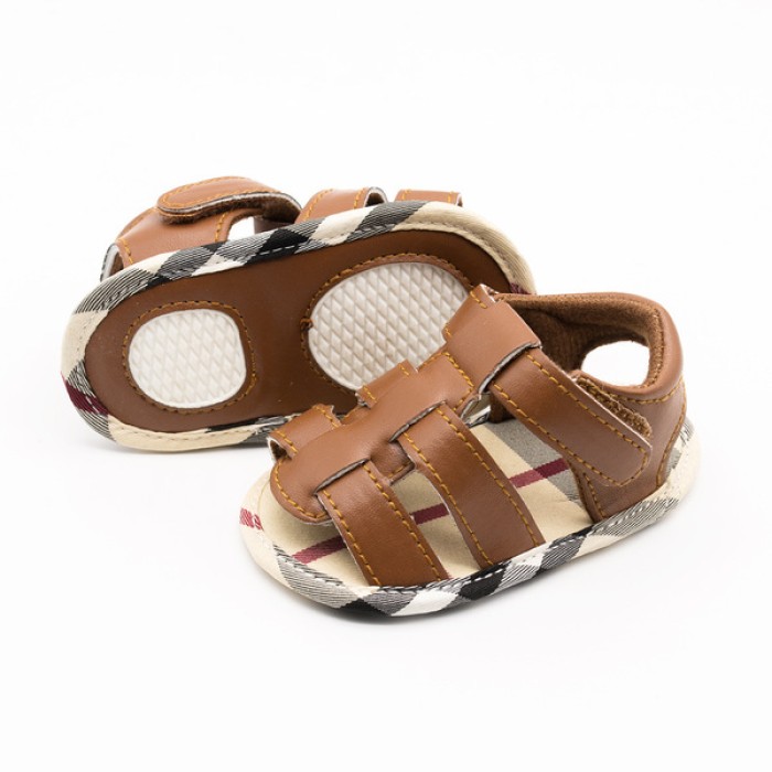 Baby sandals-Toddler Shoes-Brown