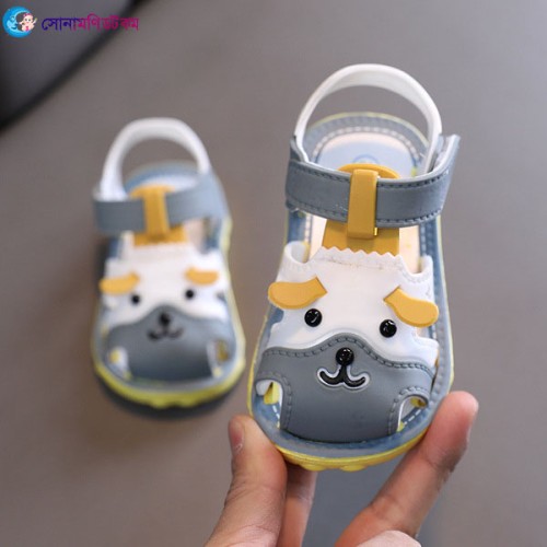 Baby Non-slip Soft Sandals - Gray