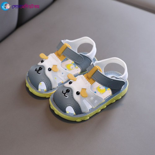 Baby Non-slip Soft Sandals - Gray