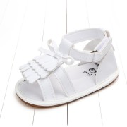Baby Non-Slip Tassel Sandals - White
