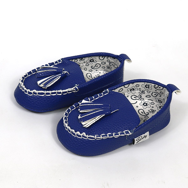 Baby Soft-Soled Loafer Shoes - Blue