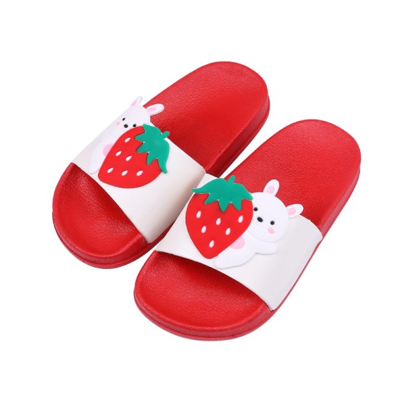 Baby Summer Slippers-Red Strawberry