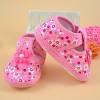 Baby Soft Sole Shoes - Pink Flower
