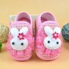 Baby Soft Sole Shoes - Pink Bunny