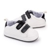 Baby Casual Shoes Soft Sole Double Velcro - Black