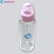Feeding Bottle (Glass) 200 ml - Pink