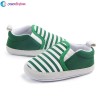 Baby Shoe-Green Stripe
