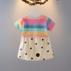 Striped Baby Dress Foreign Style - Multicolor | at Sonamoni BD