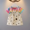 Striped Baby Dress Foreign Style - Multicolor | Frocks & Dresses | GIRLS FASHION at Sonamoni.com