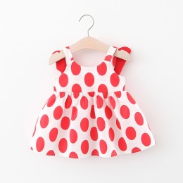 Baby Wing Dress - White and Red