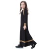 Muslim Arab Middle East Robe Long Skirt-Black