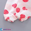 Baby Trousers Strawberry Print - White | Pajama & Leggings | GIRLS FASHION at Sonamoni.com