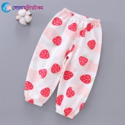 Baby Trousers Strawberry Print - White