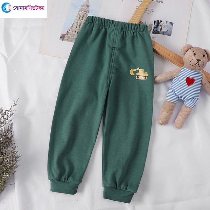 Baby Casual Pants - Green Color | Pajama & Track pant | BOY FASHION at Sonamoni.com