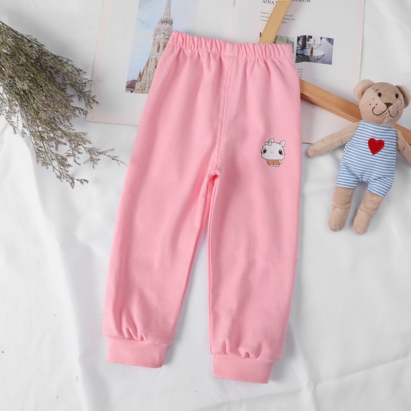 Pure Cotton Casual Pant - Pink