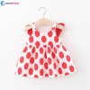 Baby Wing Dress and Hat - White and Red
