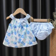 Baby Tops and Shorts Set - Sky Blue