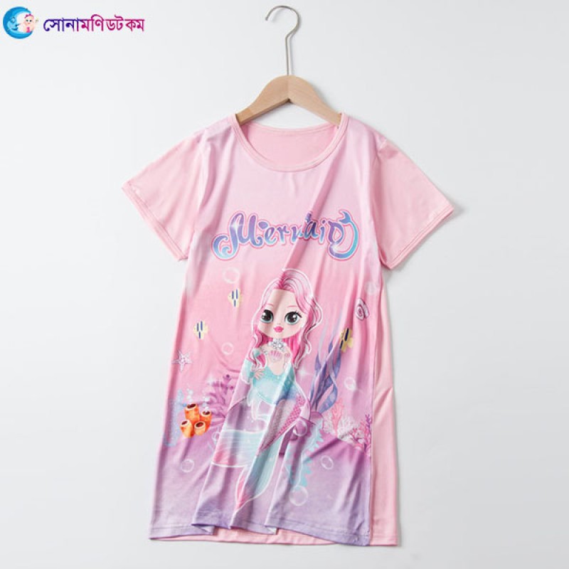 Girls Long Tops - Pink | Tops & T-shirts | GIRLS FASHION at Sonamoni.com