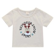 Baby Short Sleeve T-Shirt - Cream