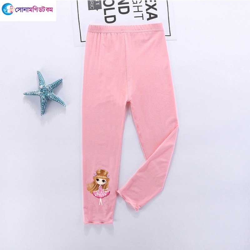 Girls Leggings - Pink | Pajama & Leggings | GIRLS FASHION at Sonamoni.com