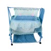 New Born Baby Dolna With Mosquito Net- Sky Blue