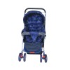 New Baby Stroller Comfortable Rocking Prams-Neavy Blue Ball Print