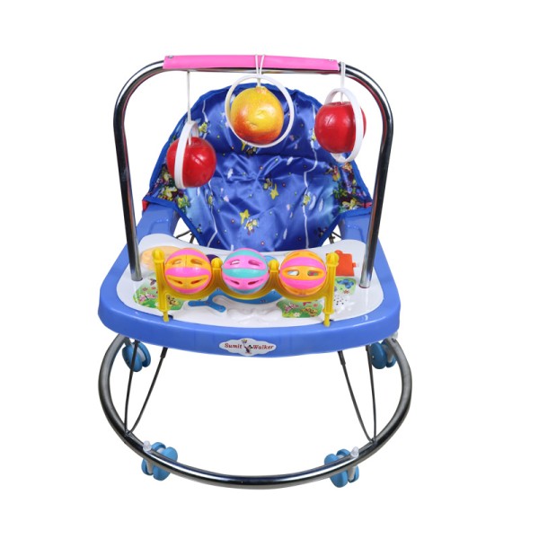 Baby Walker-Blue With Blue