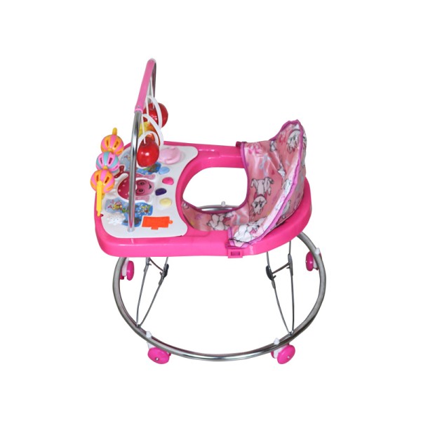 Baby Walker-Hot Pink with Pink