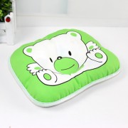 Anti-bias headrest newborn pillow - Bear green