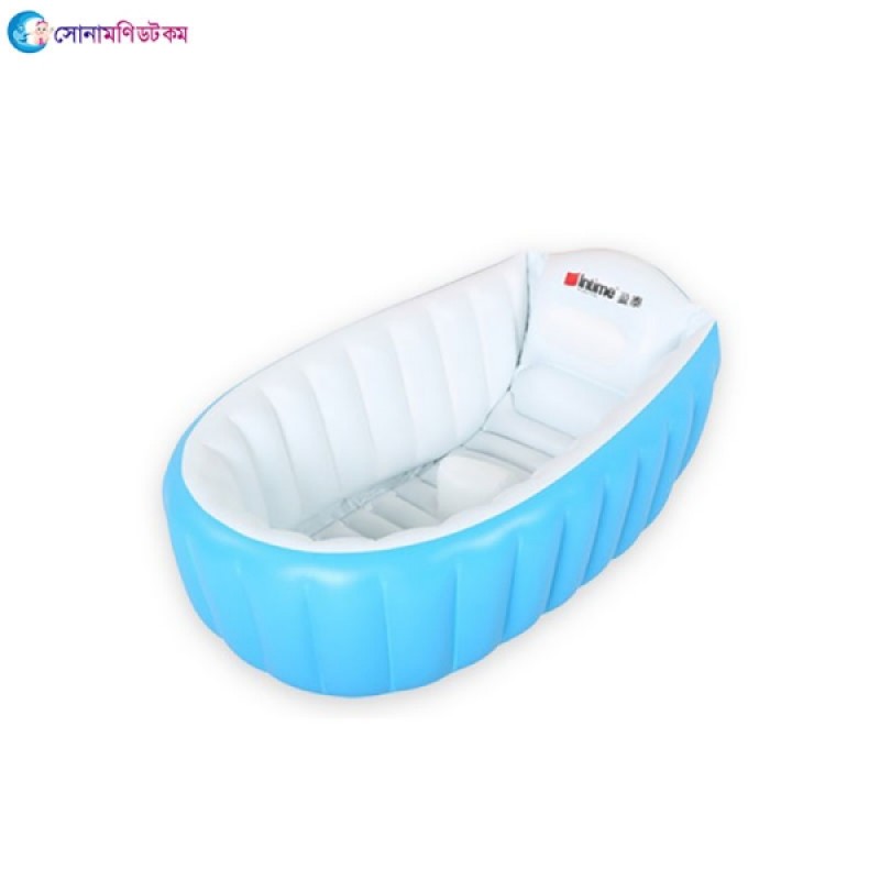 PVC Portable Baby Bathtub - Blue