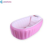 PVC Portable Baby Bathtub - Pink