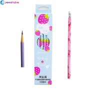 Writing Pencil With Eraser 12 Piece-Sky Blue
