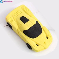 Eraser- Car Cartoon Shape-Yellow Color