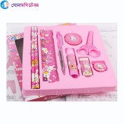 Baby Stationary Set Gift Box-7 Item- Pink