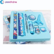 Baby Stationary Set Gift Box-7 Item- Blue