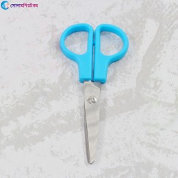 Cartoon Sheath Paper Cutting Scissors-Blue