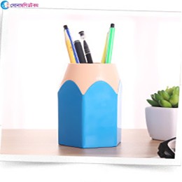 Pen Holder-Creative Color Pencil Head-Sky Blue