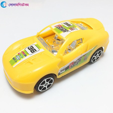 Mini Pull Back Car Toy - Yellow | at Sonamoni BD