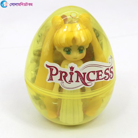 Beautiful Girl Doll Eggshell Toy - Yellow