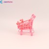 Mini Shopping Cart Push Toy - Pink | at Sonamoni BD