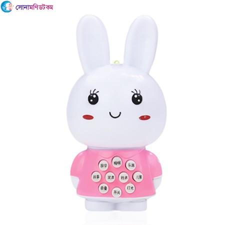 Mini Cartoon Bunny Musical Toy - Pink | at Sonamoni BD
