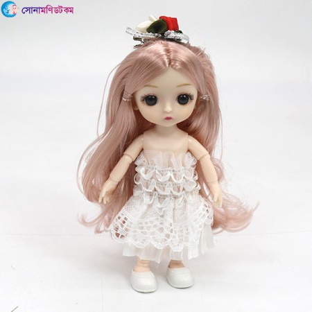 Little Doll Princess Dress-up Set - White Dress | at Sonamoni BD